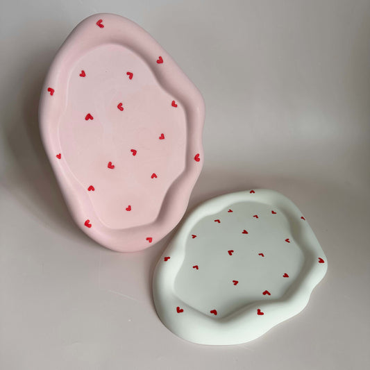 Heart Ovalflow Tray