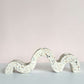 Neutral Terrazzo Squiggle Candlestick holder