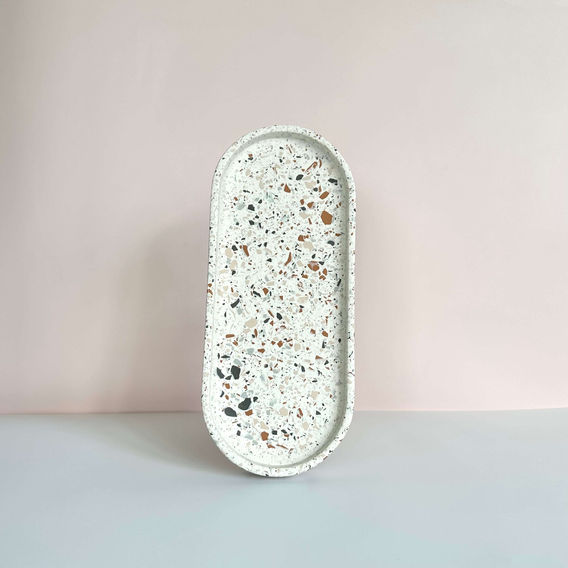 Terrazzo Maxi Oval Trinket Tray